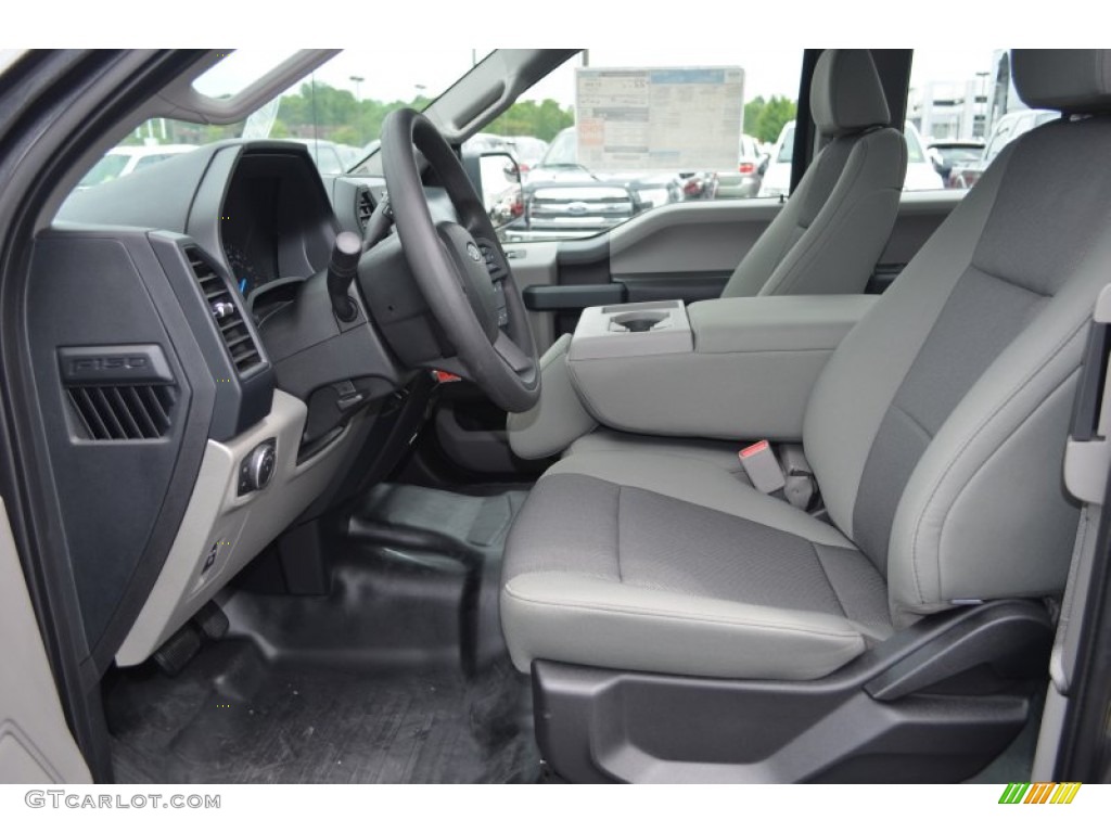 2015 F150 XL SuperCab - Magnetic Metallic / Medium Earth Gray photo #9