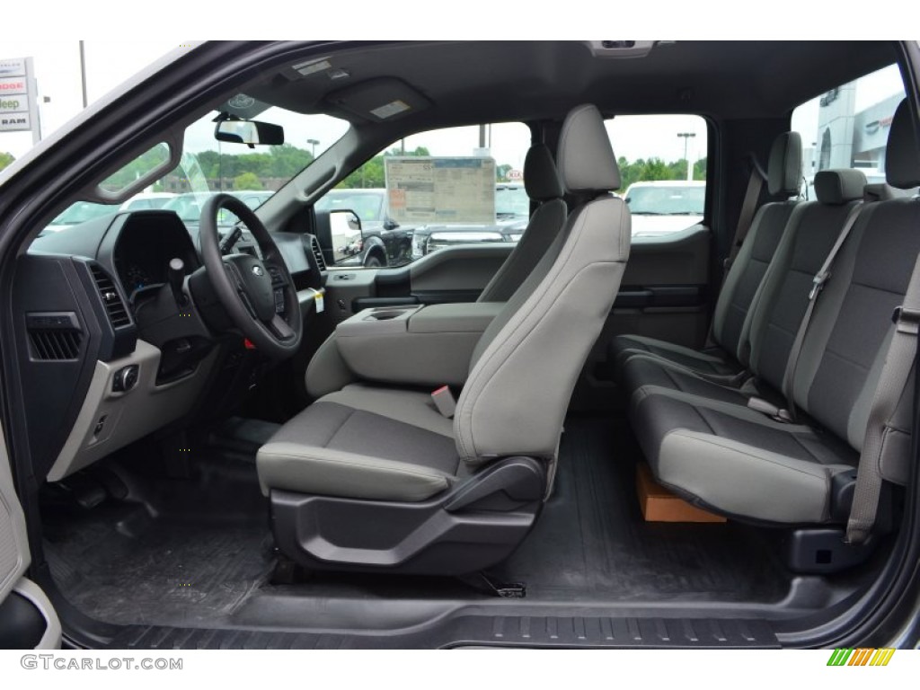 2015 F150 XL SuperCab - Magnetic Metallic / Medium Earth Gray photo #11