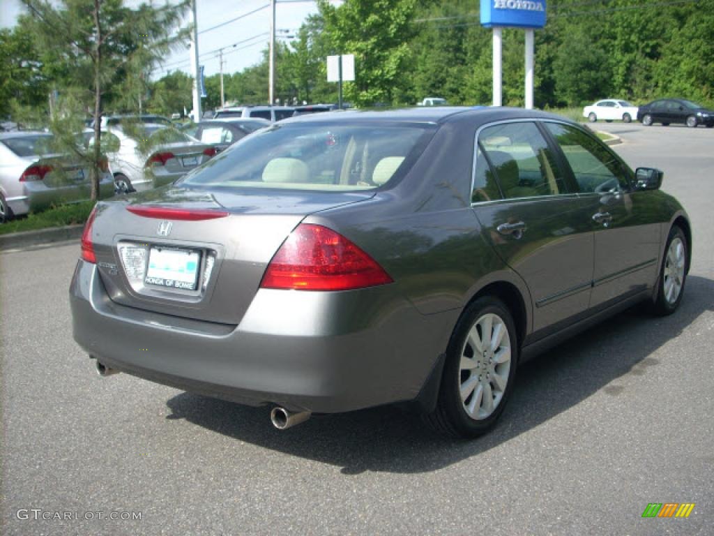 2007 Accord LX V6 Sedan - Carbon Bronze Pearl / Ivory photo #3