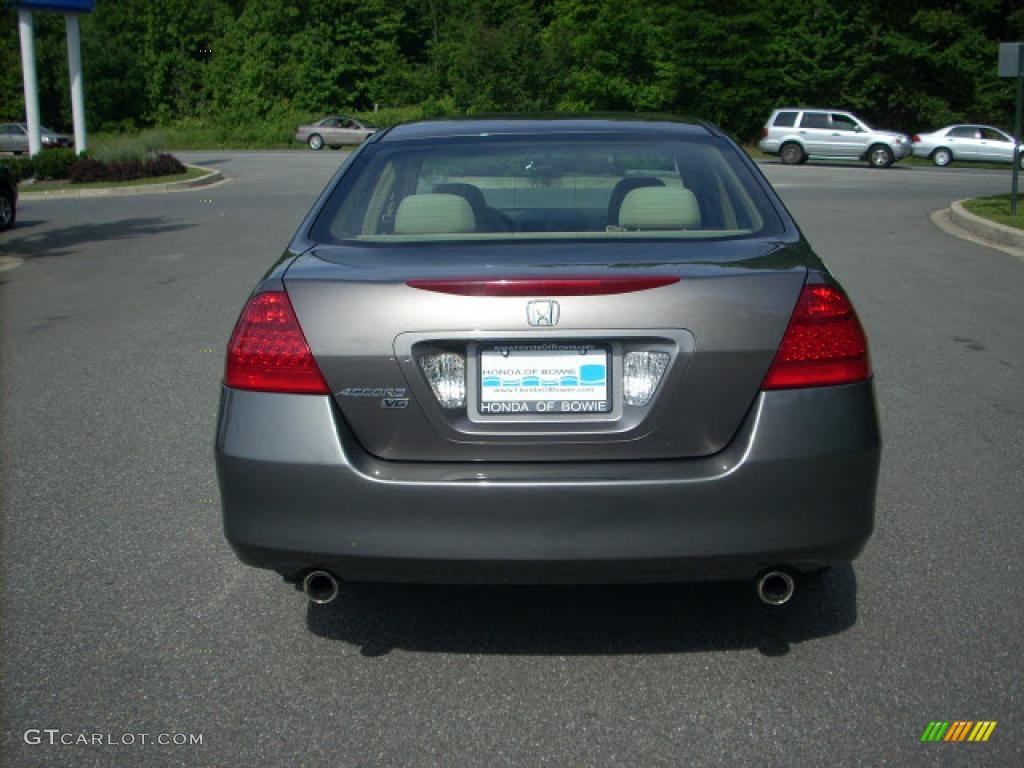 2007 Accord LX V6 Sedan - Carbon Bronze Pearl / Ivory photo #4