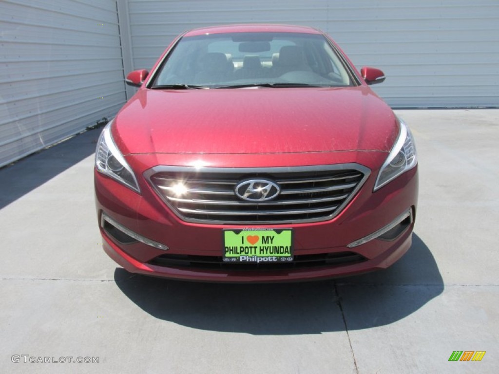 2015 Sonata Eco - Venetian Red / Beige photo #8