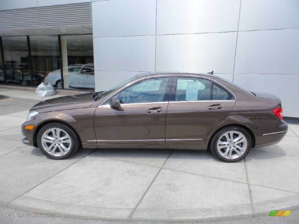2013 C 300 4Matic Luxury - Dolomite Brown Metallic / Almond Beige photo #2