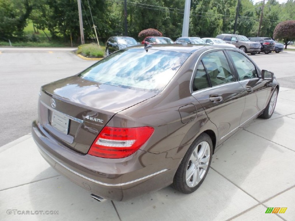 2013 C 300 4Matic Luxury - Dolomite Brown Metallic / Almond Beige photo #5