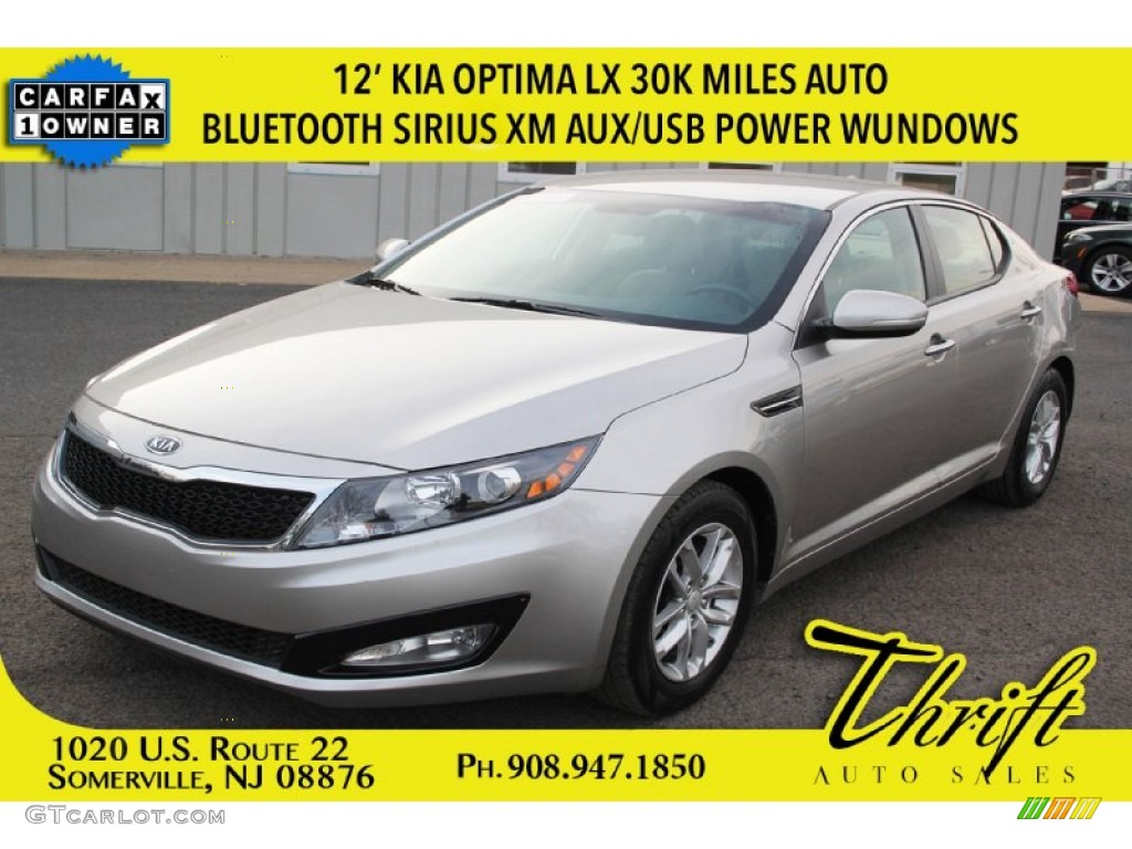 2012 Optima LX - Satin Metal / Beige photo #1