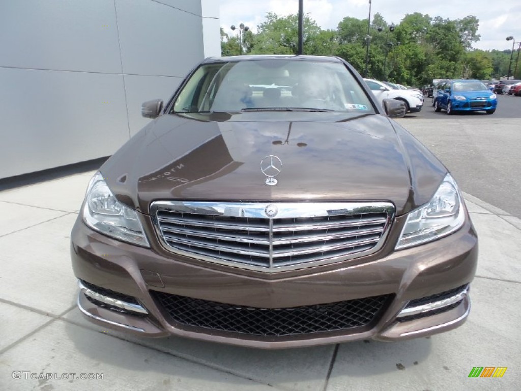 2013 C 300 4Matic Luxury - Dolomite Brown Metallic / Almond Beige photo #12