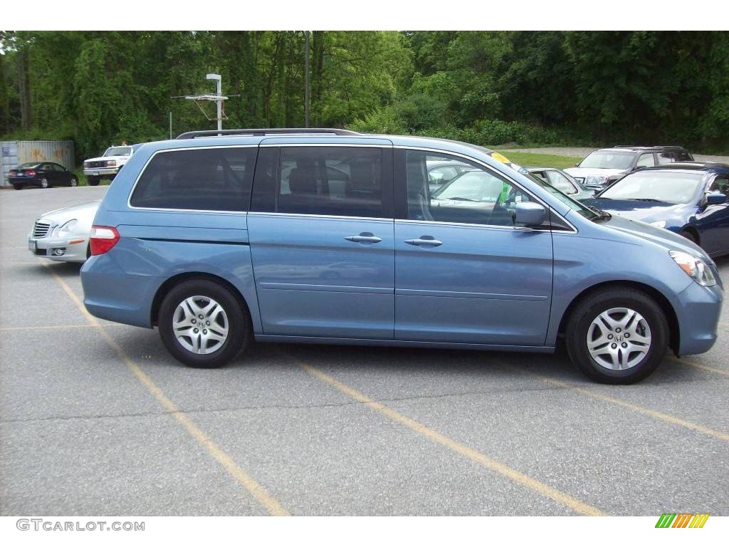 2007 Odyssey EX - Ocean Mist Metallic / Gray photo #20