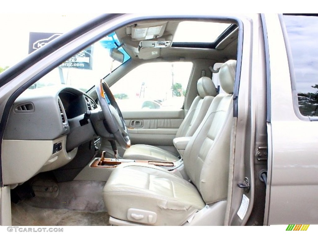 2002 QX4 4x4 - Golden Sand Metallic / Stone Beige photo #13