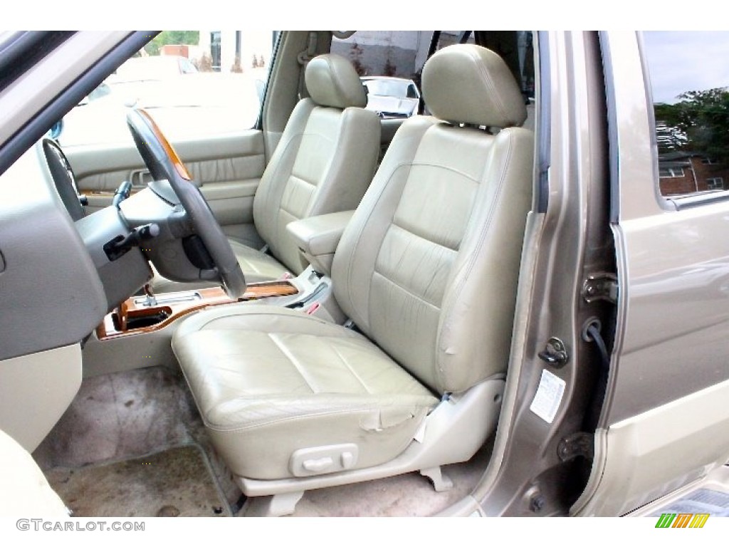 2002 QX4 4x4 - Golden Sand Metallic / Stone Beige photo #15