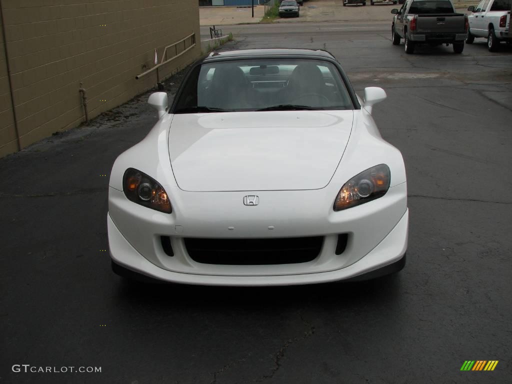 2008 S2000 CR Roadster - Grand Prix White / Black/Yellow photo #3