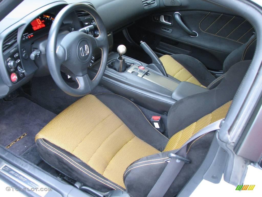 2008 S2000 CR Roadster - Grand Prix White / Black/Yellow photo #13