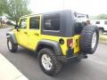 2008 Detonator Yellow Jeep Wrangler Unlimited Rubicon 4x4  photo #10