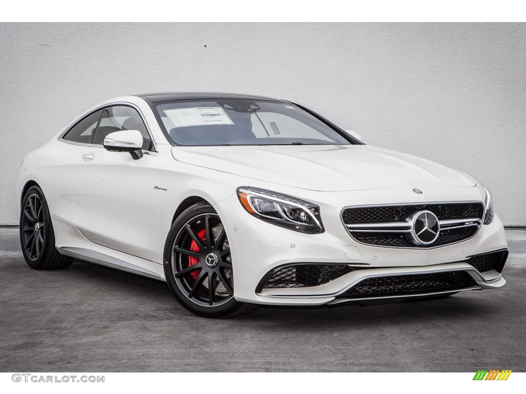 Diamond White Metallic 2015 Mercedes-Benz S 63 AMG 4Matic Coupe Exterior Photo #106267355