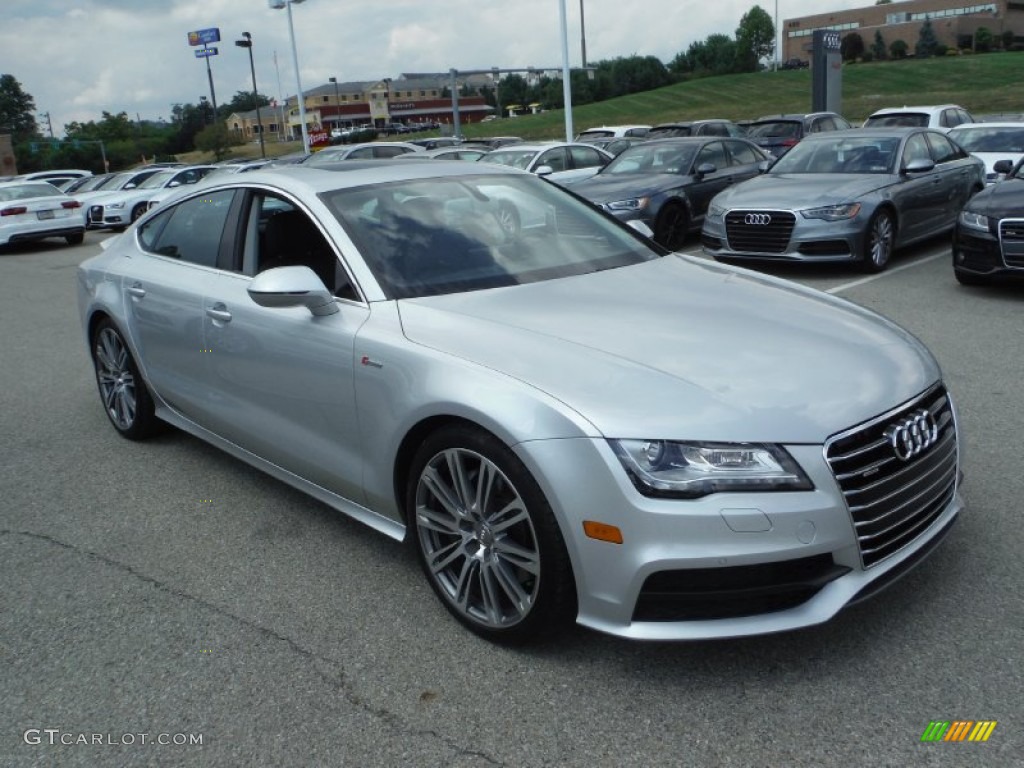 Ice Silver Metallic 2012 Audi A7 3.0T quattro Prestige Exterior Photo #106268783