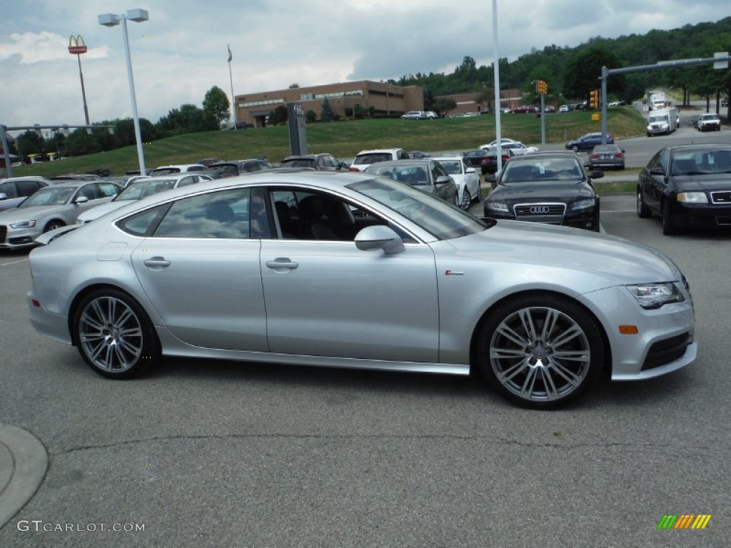 Ice Silver Metallic 2012 Audi A7 3.0T quattro Prestige Exterior Photo #106268798