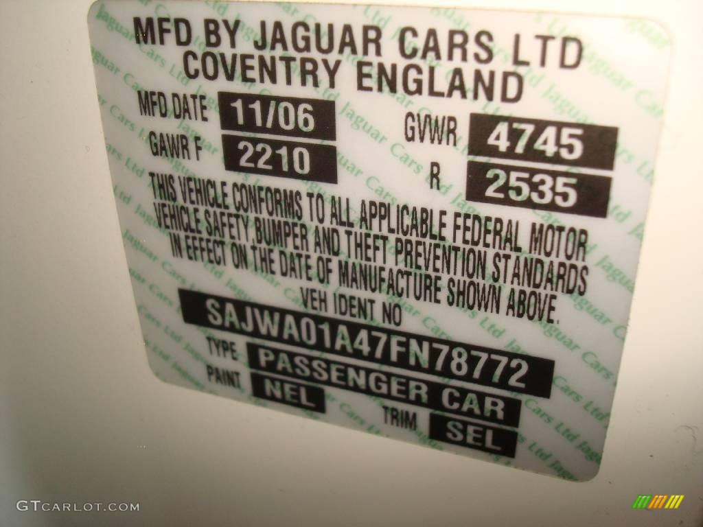 2007 S-Type 3.0 - Porcelain / Champagne photo #28