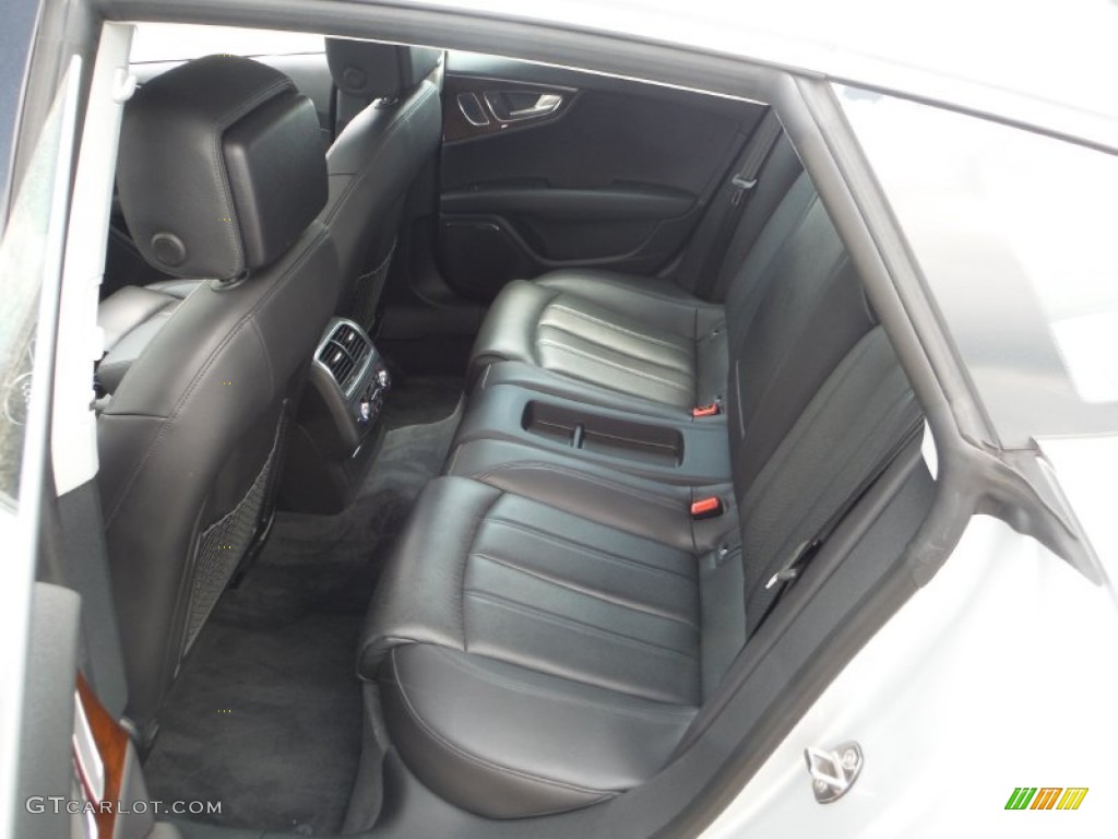 2012 Audi A7 3.0T quattro Prestige Rear Seat Photo #106269287