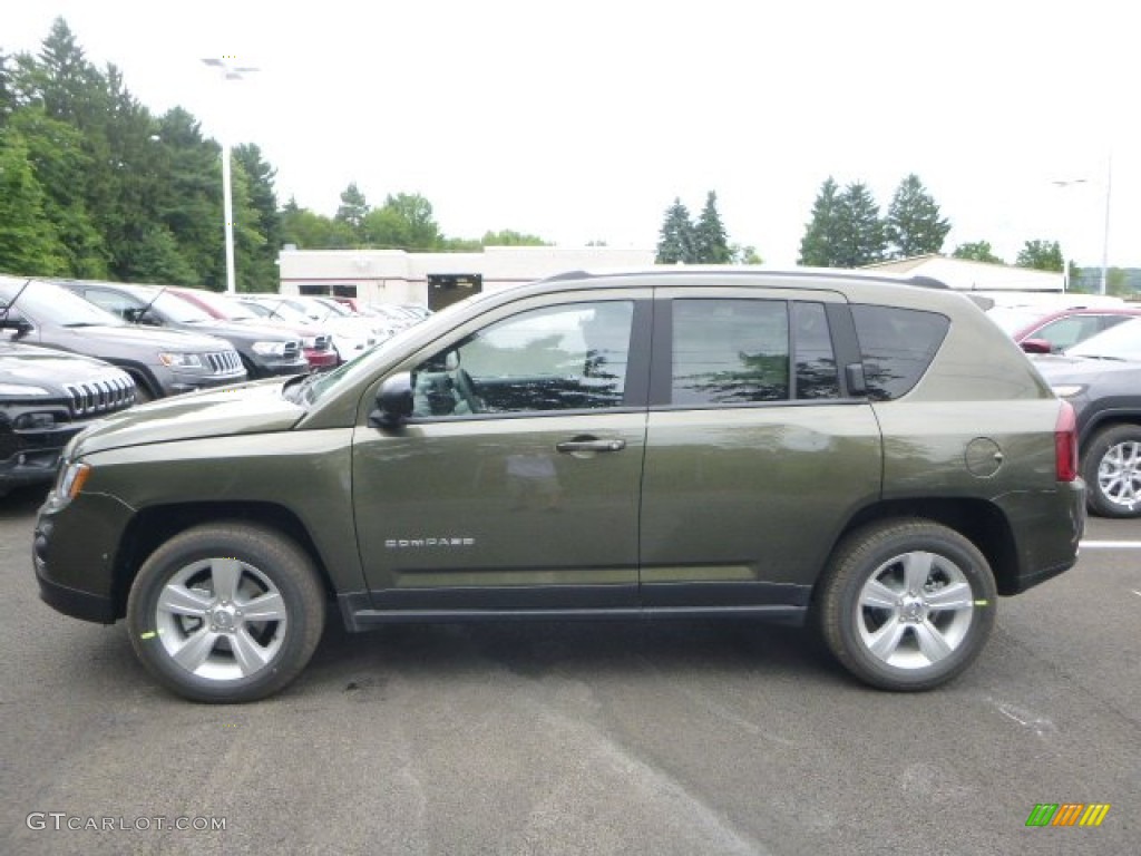 ECO Green Pearl 2016 Jeep Compass Sport 4x4 Exterior Photo #106270982