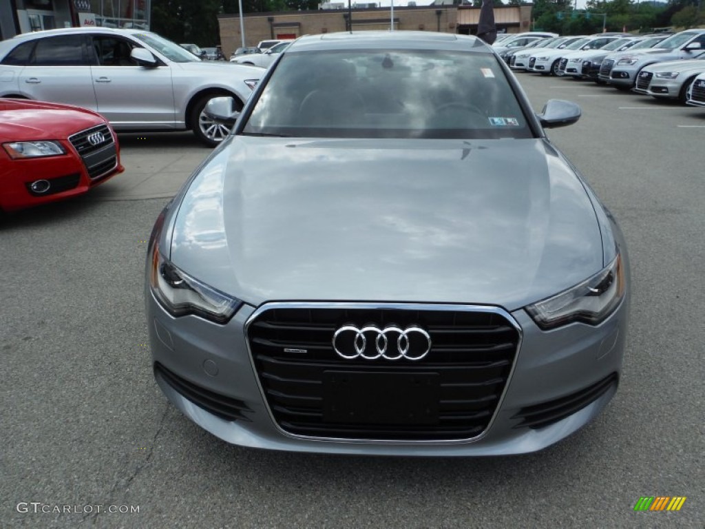 2014 A6 2.0T quattro Sedan - Quartz Gray Metallic / Nougat Brown photo #7