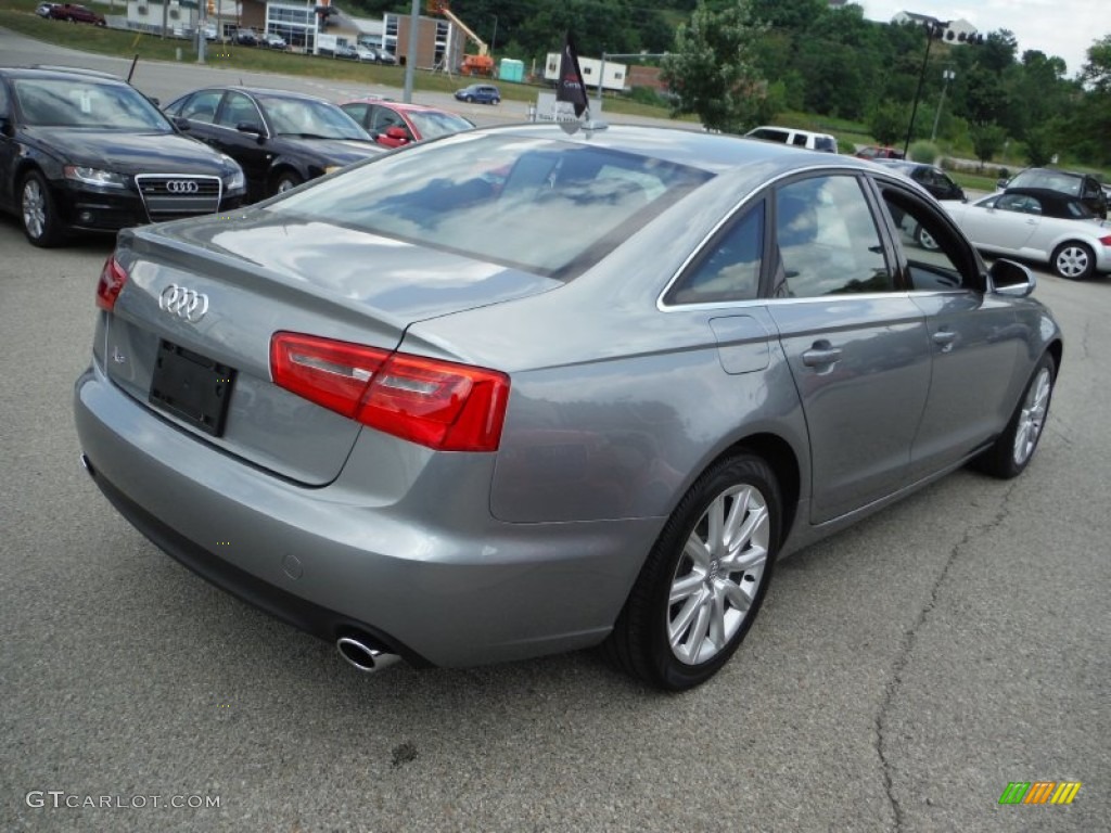 2014 A6 2.0T quattro Sedan - Quartz Gray Metallic / Nougat Brown photo #13
