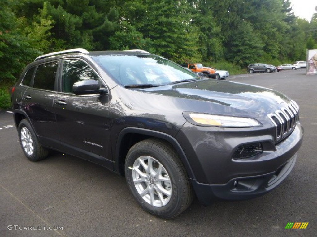 Granite Crystal Metallic 2016 Jeep Cherokee Latitude 4x4 Exterior Photo #106271986