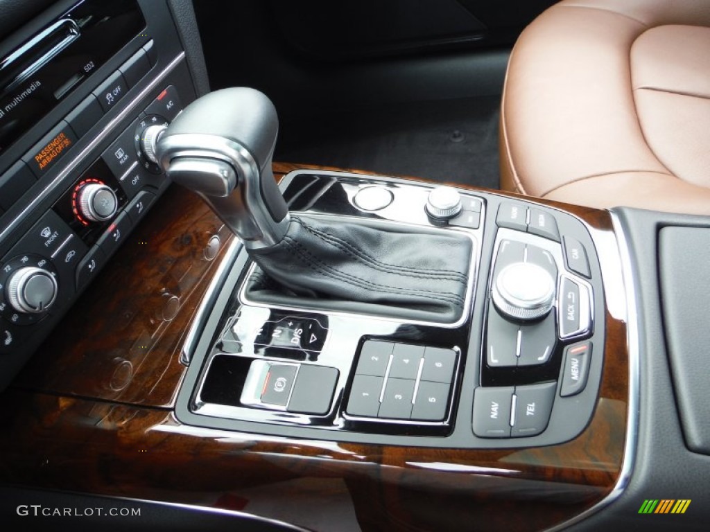 2014 A6 2.0T quattro Sedan - Quartz Gray Metallic / Nougat Brown photo #26