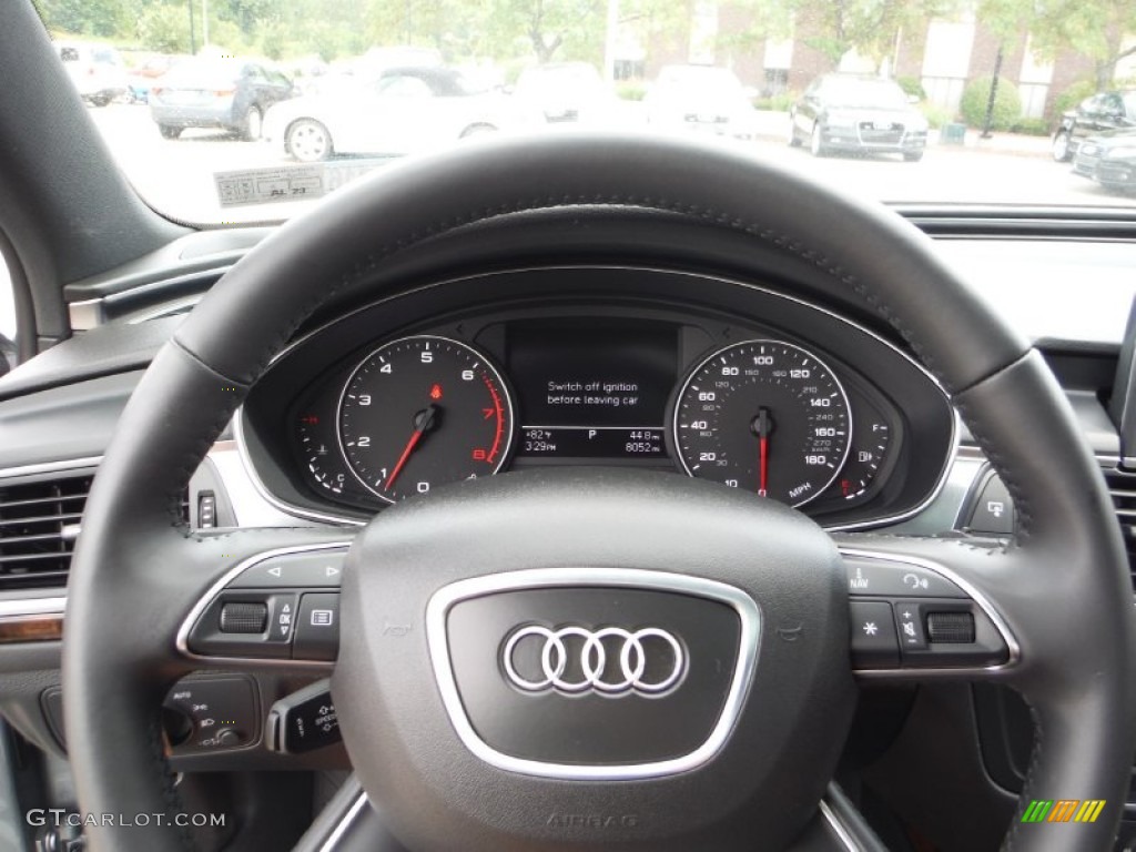 2014 A6 2.0T quattro Sedan - Quartz Gray Metallic / Nougat Brown photo #29