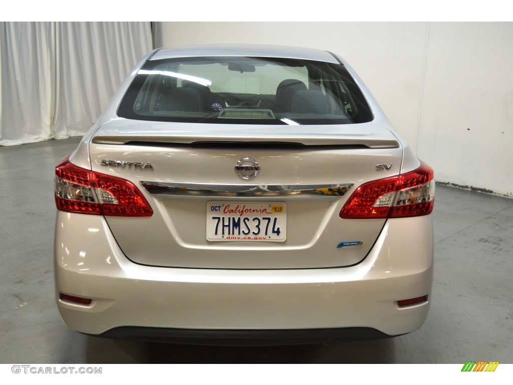 2014 Sentra SV - Brilliant Silver / Charcoal photo #7