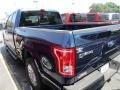 2015 Blue Jeans Metallic Ford F150 XLT SuperCab  photo #5