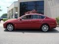 2007 Crimson Roulette Pearl Infiniti M 35x Sedan  photo #3