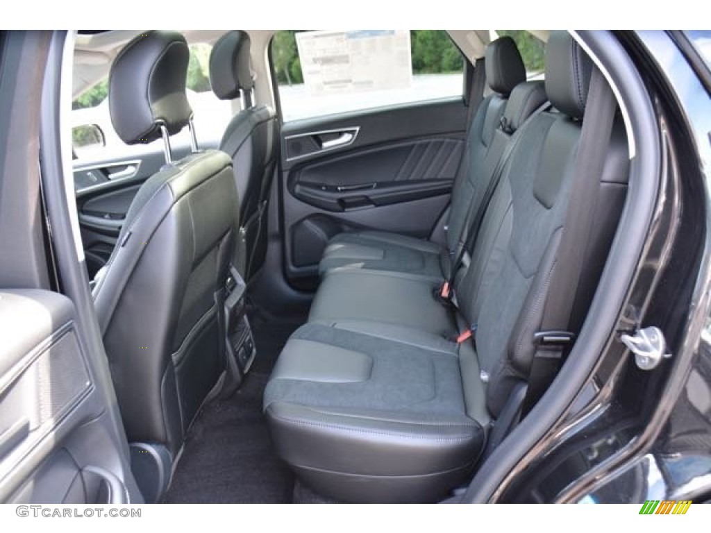 Ebony Interior 2015 Ford Edge Sport AWD Photo #106279139
