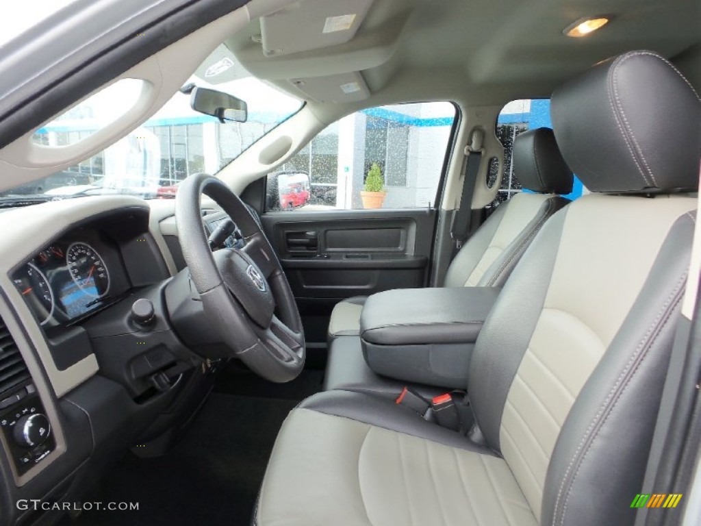 2012 Ram 1500 ST Quad Cab 4x4 - Bright Silver Metallic / Dark Slate Gray/Medium Graystone photo #12