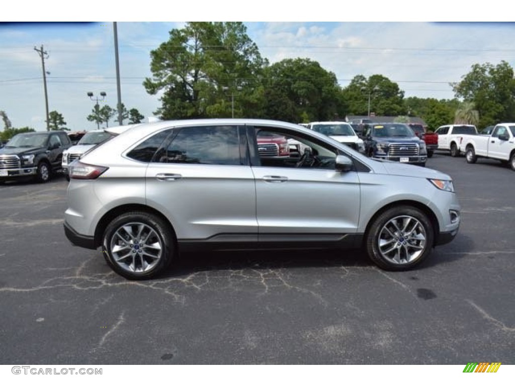 Ingot Silver Metallic 2015 Ford Edge Titanium AWD Exterior Photo #106280057