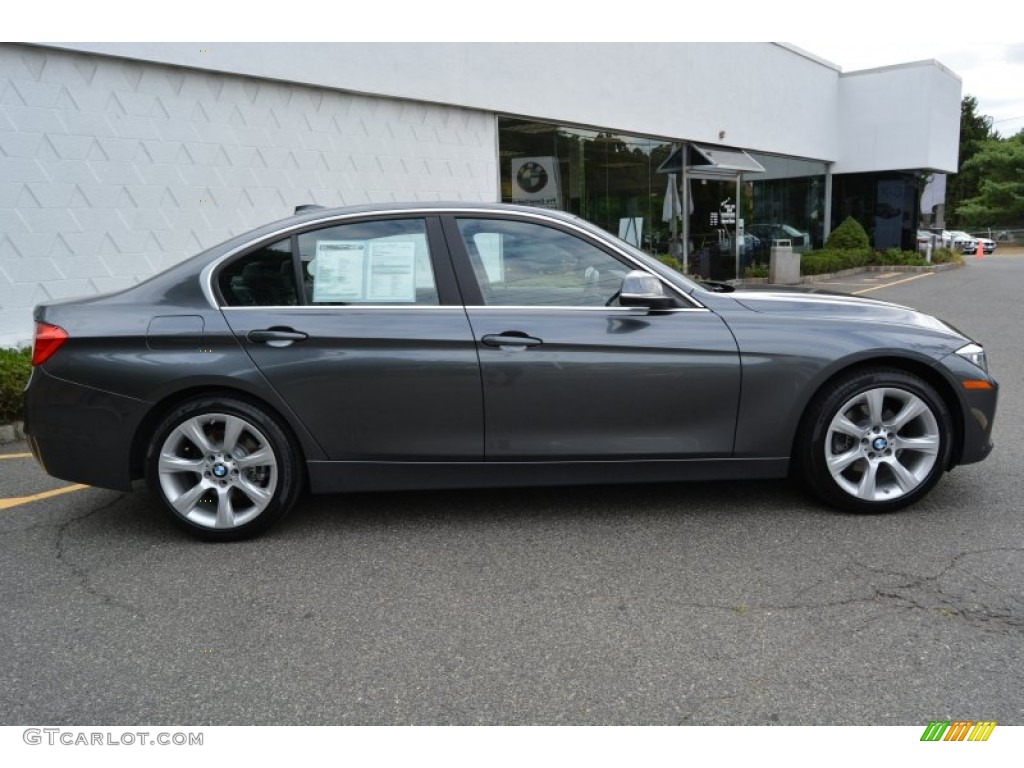 2015 3 Series 320i xDrive Sedan - Mineral Grey Metallic / Black photo #2