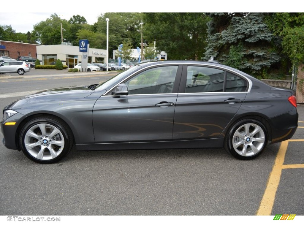 2015 3 Series 320i xDrive Sedan - Mineral Grey Metallic / Black photo #5