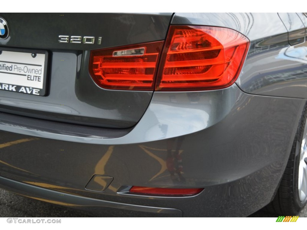 2015 3 Series 320i xDrive Sedan - Mineral Grey Metallic / Black photo #24