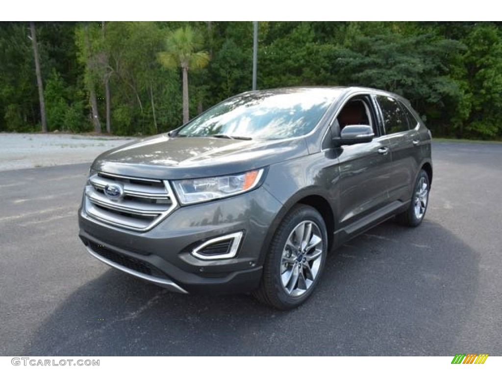 2015 Edge Titanium - Magnetic Metallic / Cognac photo #1