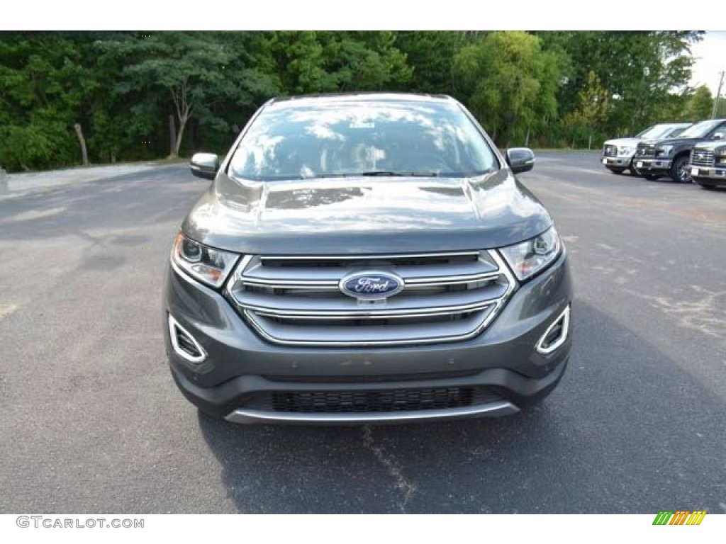 2015 Edge Titanium - Magnetic Metallic / Cognac photo #2