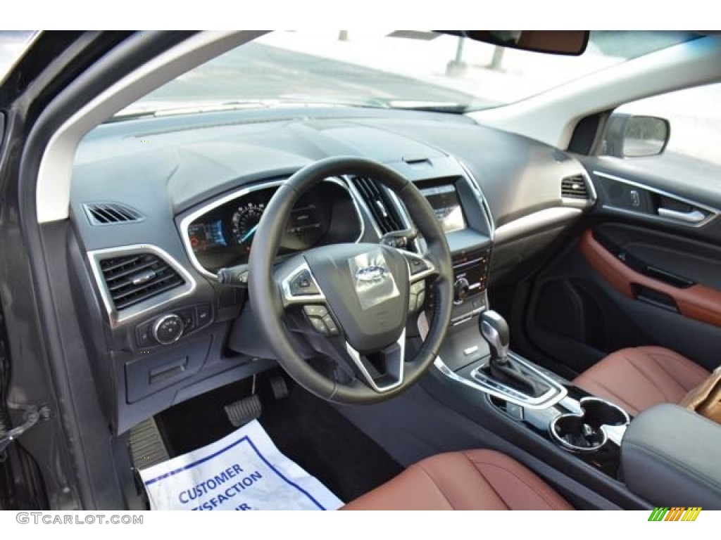 2015 Edge Titanium - Magnetic Metallic / Cognac photo #23