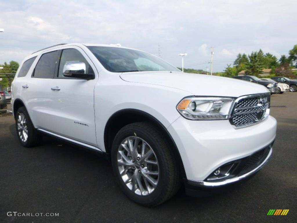 Bright White 2015 Dodge Durango Citadel AWD Exterior Photo #106282700