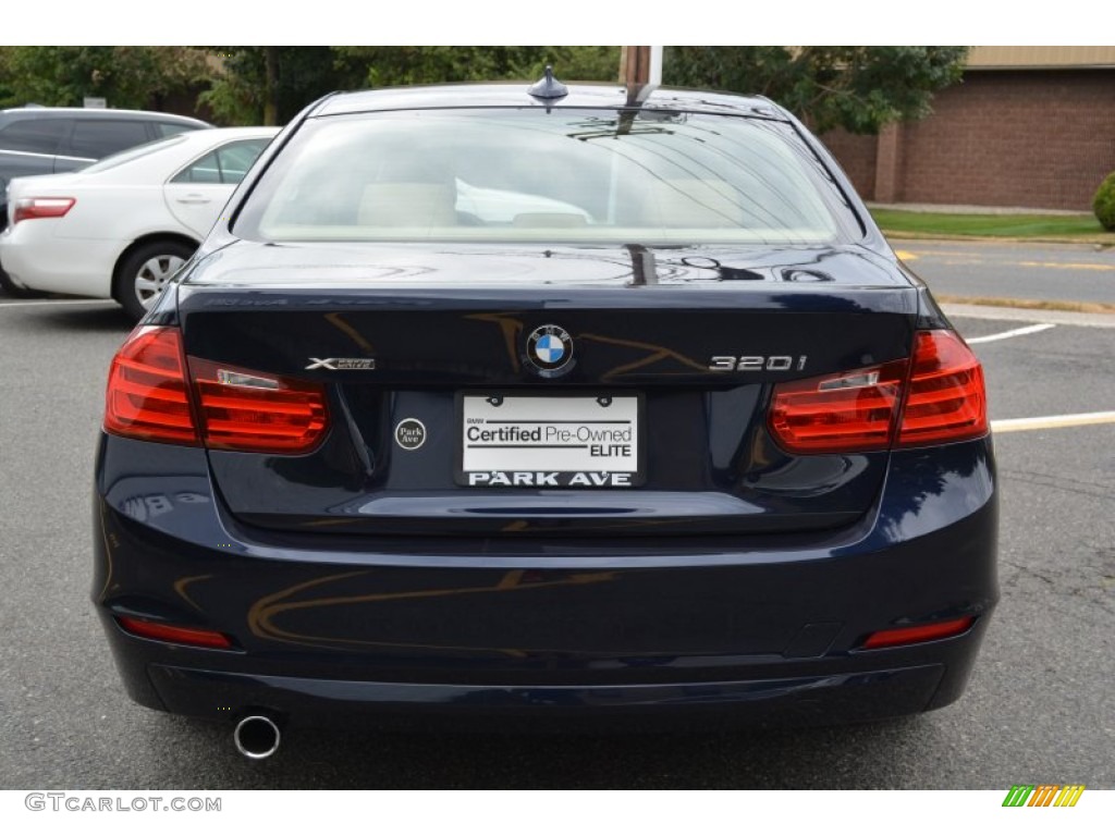 2015 3 Series 320i xDrive Sedan - Imperial Blue Metallic / Venetian Beige photo #4