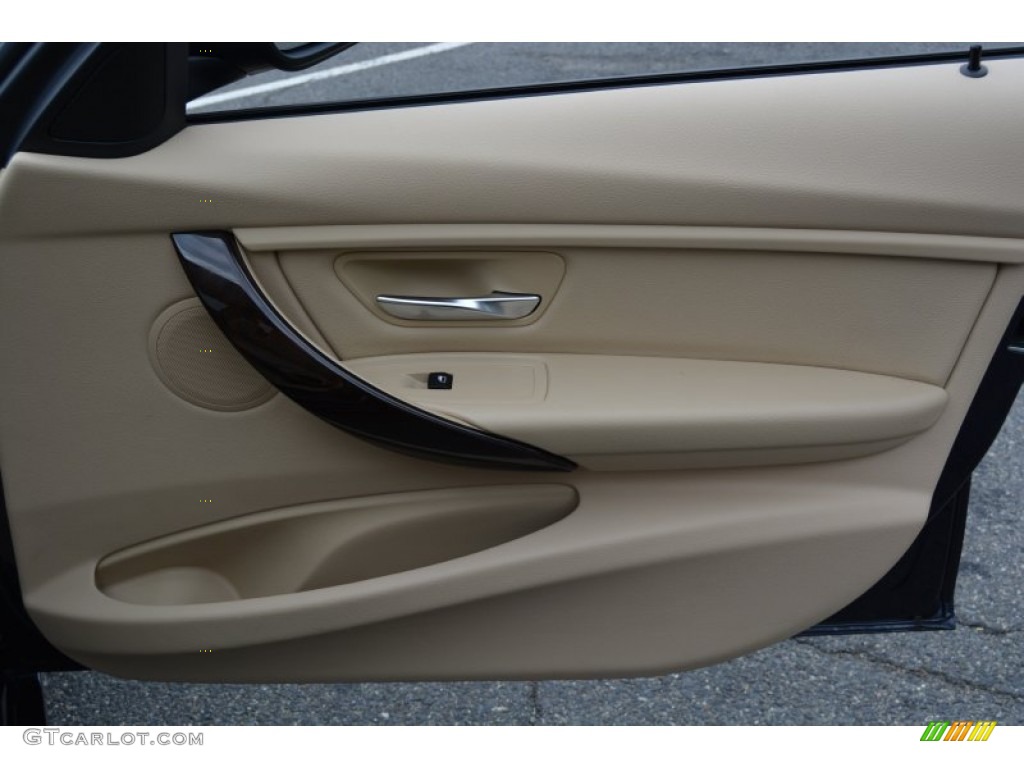 2015 BMW 3 Series 320i xDrive Sedan Venetian Beige Door Panel Photo #106283321