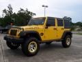 2009 Detonator Yellow Jeep Wrangler Unlimited X 4x4  photo #1