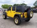 2009 Detonator Yellow Jeep Wrangler Unlimited X 4x4  photo #3