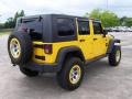 2009 Detonator Yellow Jeep Wrangler Unlimited X 4x4  photo #5