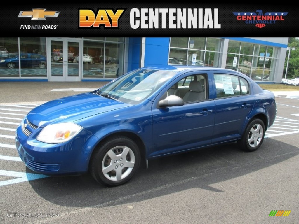 2005 Cobalt Sedan - Arrival Blue Metallic / Gray photo #1