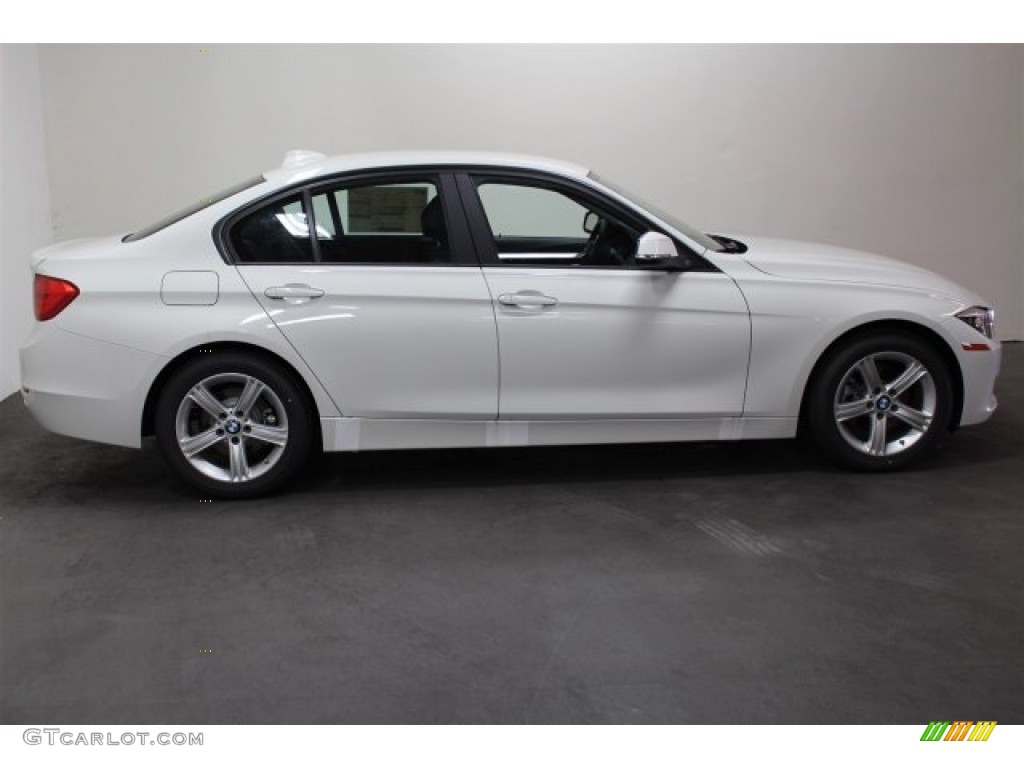 2015 3 Series 328d Sedan - Alpine White / Black photo #2