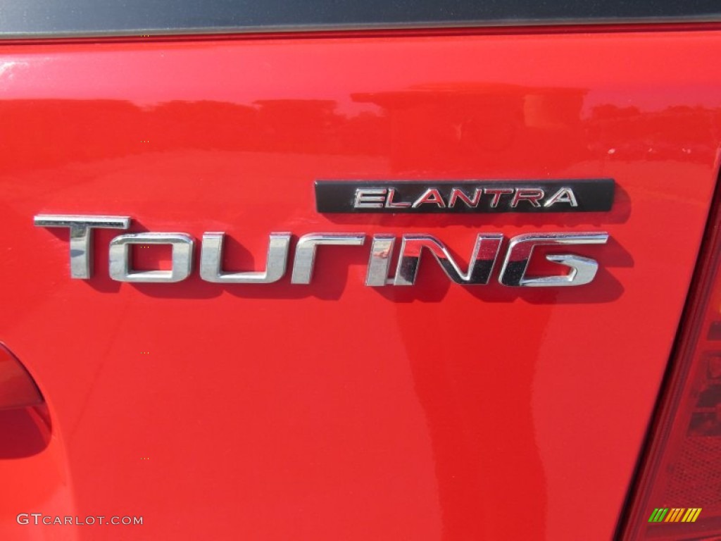 2012 Elantra GLS Touring - Chilipepper Red / Beige photo #15
