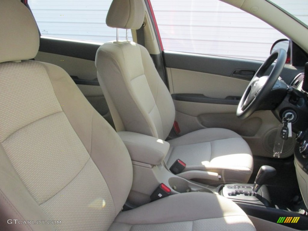 2012 Elantra GLS Touring - Chilipepper Red / Beige photo #25