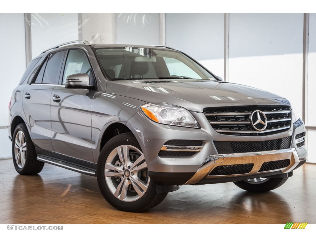 Paladium Silver Metallic 2015 Mercedes-Benz ML 350 4Matic Exterior Photo #106291973