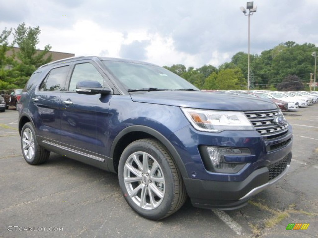 Blue Jeans Metallic 2016 Ford Explorer Limited 4WD Exterior Photo #106292645